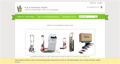 Desktop Screenshot of hh-vertrieb-shop.com