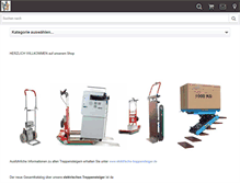 Tablet Screenshot of hh-vertrieb-shop.com